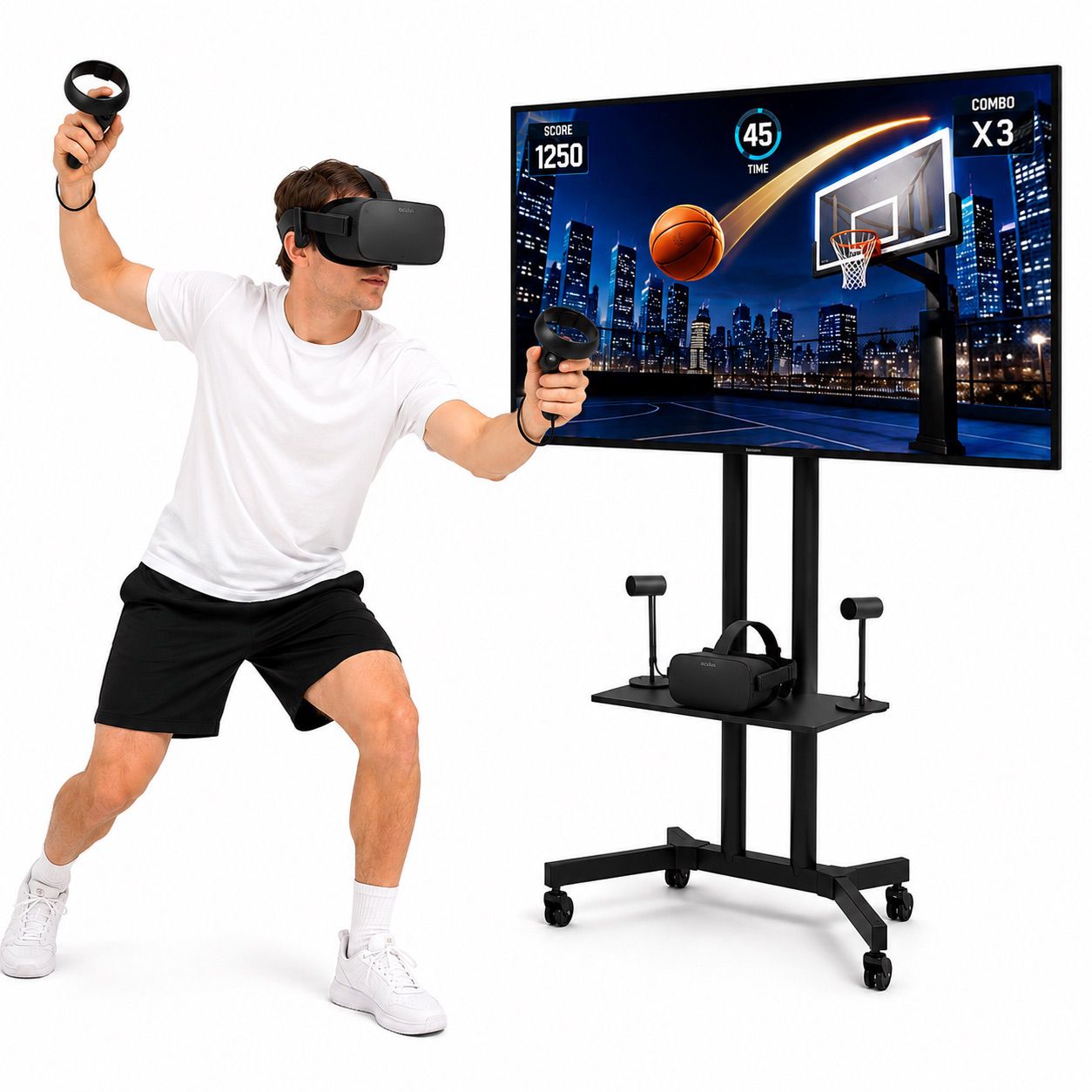 Интерактивный баскетбол (Okulus Rift) Интерактивный баскетбол (Okulus Rift)