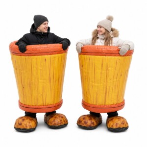 Новогодние ступы Бабы- Яги