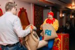 Бой на бревне расписной
