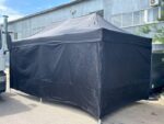Тент быстровозводимый черный 6х3 — изображение 2